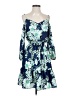 Eliza J 100% Polyester Paisley Blue Casual Dress Size 4 - photo 1