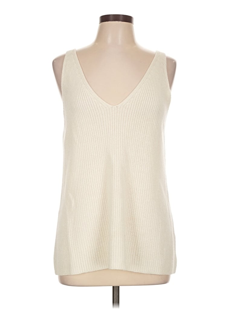 Pre-owned Gilli Sweater Vest In Ivory