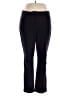 Larry Levine Solid Black Active Pants Size 12 - photo 1