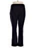 Larry Levine Solid Black Active Pants Size 12 - photo 2