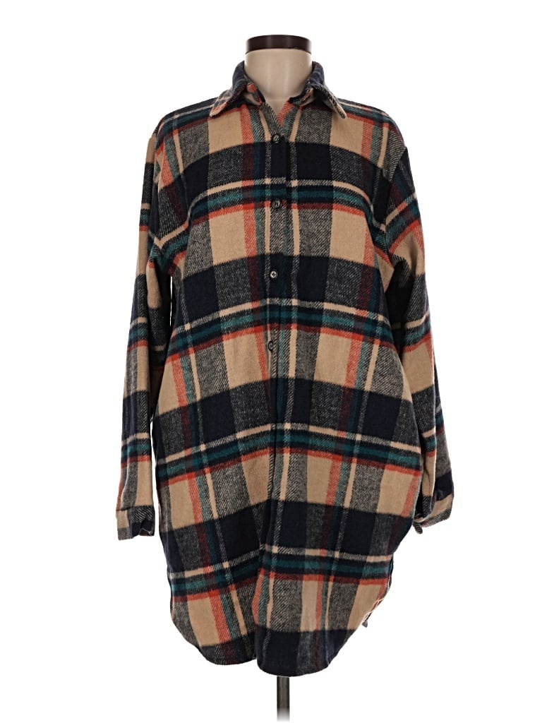 Pre-owned Adora Poncho In Brown