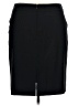 Tahari Solid Black Formal Skirt Size 14 - photo 2