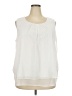 Unbranded Ivory Sleeveless Blouse Size 18 - photo 1