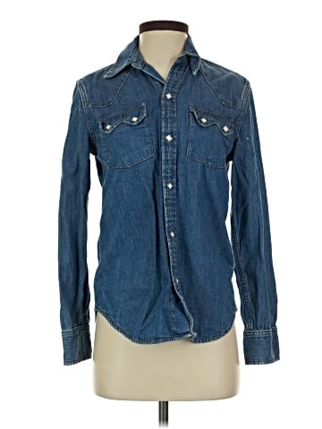 RE/DONE Long Sleeve Button-Down Shirt (view 1)