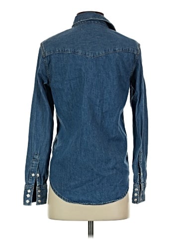 RE/DONE Long Sleeve Button-Down Shirt (view 2)