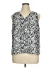 Nine West 100% Polyester Silver Sleeveless Blouse Size XL - photo 1