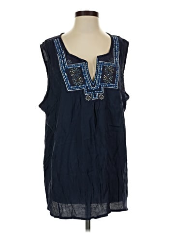 Solitaire Sleeveless Blouse (view 1)