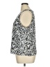 Nine West 100% Polyester Silver Sleeveless Blouse Size XL - photo 5