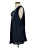 Solitaire Blue Sleeveless Blouse Size XS - photo 5