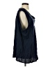 Solitaire Blue Sleeveless Blouse Size XS - photo 4