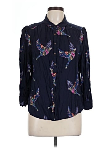 Maeve 3/4 Sleeve Button-Down Shirt (view 1)