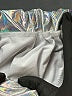 Unbranded 100% Polyester Print Silver Track Pants Size S - photo 7
