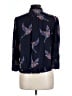 Maeve 100% Rayon Stars Blue 3/4 Sleeve Button-Down Shirt Size L - photo 2