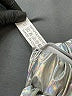 Unbranded 100% Polyester Print Silver Track Pants Size S - photo 8