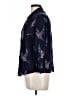 Maeve 100% Rayon Stars Blue 3/4 Sleeve Button-Down Shirt Size L - photo 5