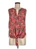 Nautica 100% Polyester Red Sleeveless Blouse Size M - photo 1