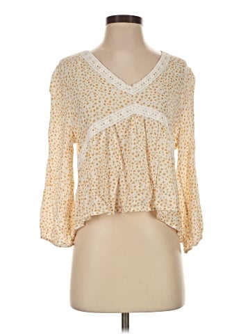 Hippie Rose 3/4 Sleeve Blouse (view 1)