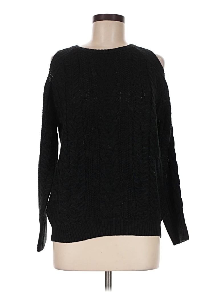 Pre-owned John & Jenn Pullover Sweater In Black