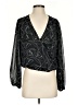 ASTR The Label 100% Polyester Black 3/4 Sleeve Blouse Size S - photo 1
