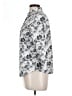 Westbound 100% Cotton Floral Silver 3/4 Sleeve Blouse Size 10 - photo 5