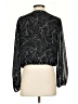 ASTR The Label 100% Polyester Black 3/4 Sleeve Blouse Size S - photo 2