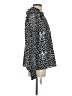 Fever 100% Polyester Animal Print Black Long Sleeve Blouse Size S - photo 4