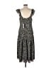 BCBGeneration Floral Black Casual Dress Size 10 - photo 2