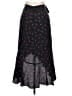 Intermix 100% Silk Black Casual Skirt Size L - photo 2