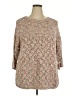 J.Jill Tweed Tan Pullover Sweater Size 2X - photo 1