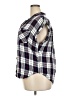 Jachs Girlfriend 100% Rayon Plaid Blue Short Sleeve Blouse Size XXL - photo 5