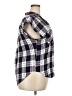 Jachs Girlfriend 100% Rayon Plaid Blue Short Sleeve Blouse Size XXL - photo 4