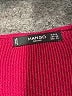 Mango Burgundy Short Sleeve Top Size XS - photo 7