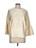 J. McLaughlin Metallic Gold 3/4 Sleeve Top Size L - photo 1