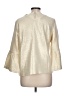 J. McLaughlin Metallic Gold 3/4 Sleeve Top Size L - photo 2