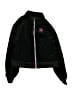 Converse 100% Polyester Solid Black Track Jacket Size 12 - 13 - photo 1