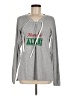 LAT Gray Long Sleeve Top Size L - photo 1