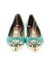 Love Moschino Color Block Green Flats Size EU 36 - photo 2