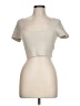 Babaton Ivory Short Sleeve Top Size L - photo 1
