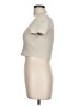 Babaton Ivory Short Sleeve Top Size L - photo 5