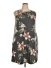 Apt. 9 Print Gray Casual Dress Size XXL - photo 1