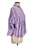 Assorted Brands 100% Rayon Purple 3/4 Sleeve Blouse Size L - photo 4