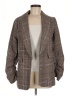Miss Sparkling 100% Polyester Plaid Brown Blazer Size M - photo 1