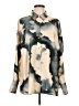Zara Print Gold Long Sleeve Blouse Size XL - photo 1