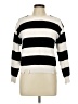 Forever 21 Stripes Black Pullover Sweater Size L - photo 1