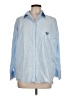 Assorted Brands 100% Cotton Stripes Blue Long Sleeve Button-Down Shirt Size L (estimated) - photo 1