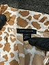 Ann Taylor 100% Polyester Animal Print Tan Ivory Sleeveless Blouse Size L (tall) - photo 7