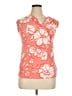Anne Klein Orange Sleeveless Blouse Size XL - photo 1