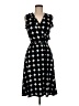 Leota Argyle Black Casual Dress Size M - photo 1