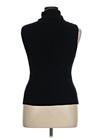Cable & Gauge Sleeveless Turtleneck (view 2)