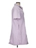 Q&A 100% Polyester Purple Green Short Sleeve Blouse Size L - photo 4
